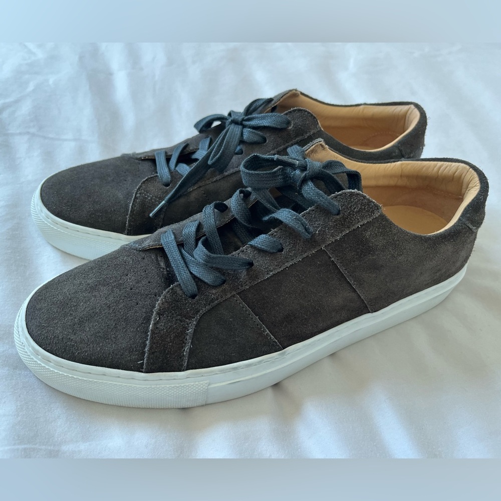 Size 9 men dark grey Greats sneakers made in Italy